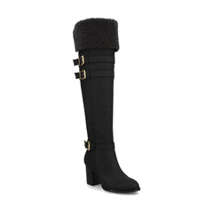 ALYZA Over-the-Knee Boots in Black