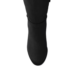 ALYZA Over-the-Knee Boots in Black