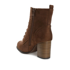 Brown Faux Suede
