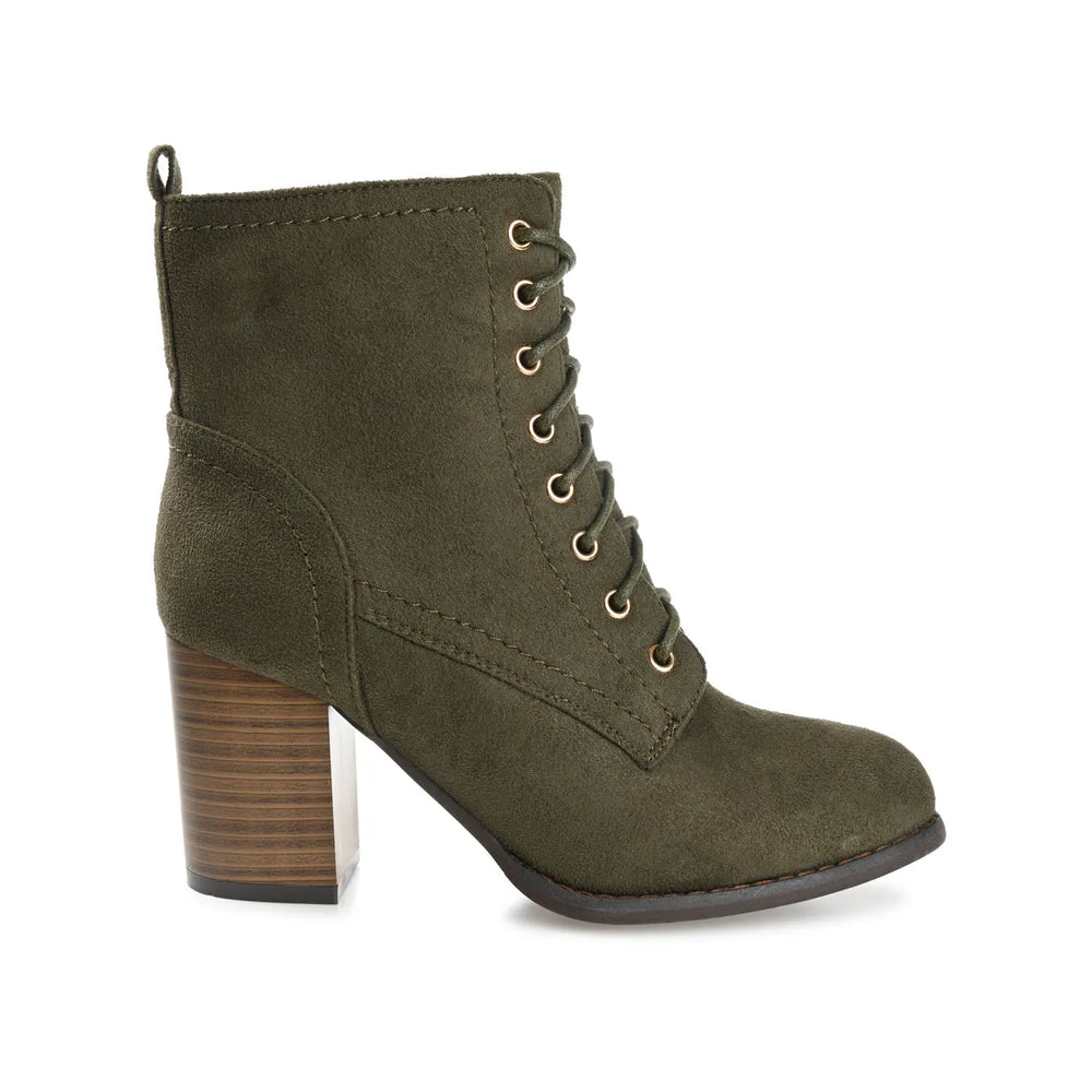 Olive Faux Suede