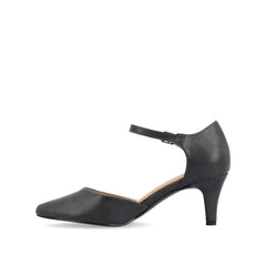 Bettie D'Orsay Pump Heels in Wide - Grey PU