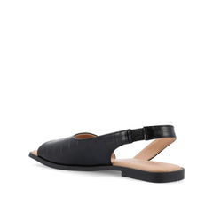 Brinsley Croco Cutout Sandals - Black