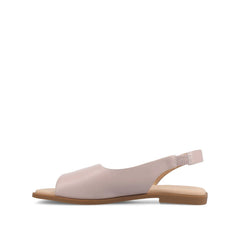 Brinsley Wide Vegan Leather Sandals in Lilac