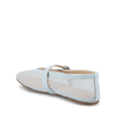 CASHA Mary Jane Flats in Mesh - Light Blue