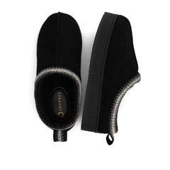 Black Faux Suede