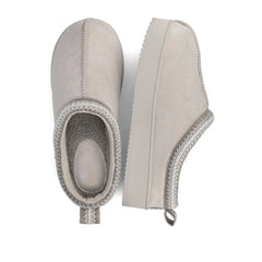 Grey Faux Suede