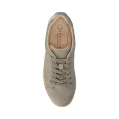 COSIMA Espadrille Sneakers in Greige and Pewter