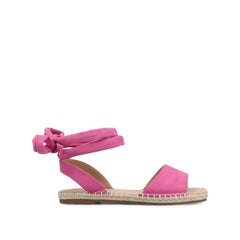 Emelie Multi Strap Espadrille Sandals in Hot Pink