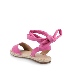 Emelie Multi Strap Espadrille Sandals in Hot Pink