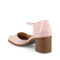 Evangeline Patent Heels in Wide - Patent Pink
