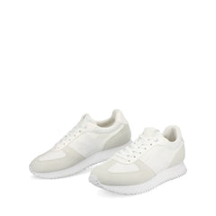 Flow Casual Lace-Up Sneakers - White