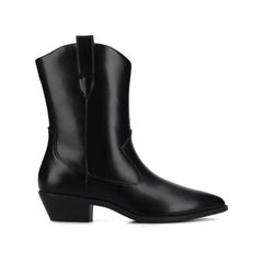 FRITZIE WESTERN ANKLE BOOTIES - Black