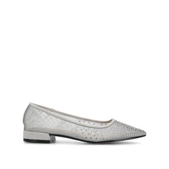 GRACELYNN Ballet Flats in Silver