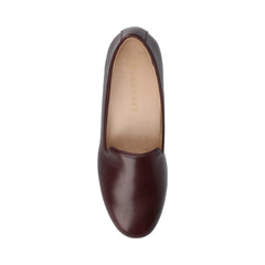 Ishani Wide Ballet Flats in Oxblood