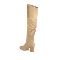 Stone Faux Suede