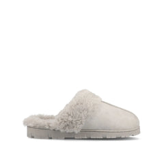 Grey Faux Suede
