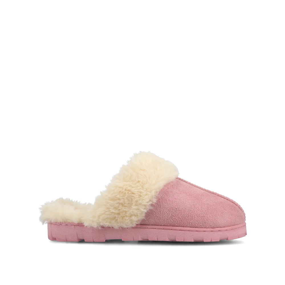 Pink Faux Suede