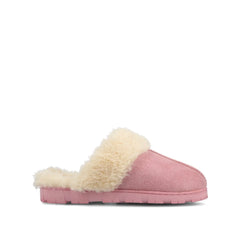 Pink Faux Suede