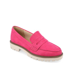 Pink Faux Suede