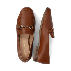 LACIE Slip-On Loafers in Cognac