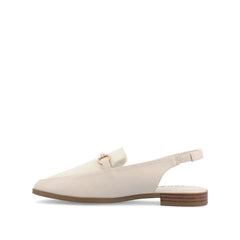 Lainey Loafer Flats in Vegan Leather - Off White