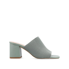 LORENNA BLOCK HEEL MULES FOR WOMEN IN WIDE WIDTH - Green