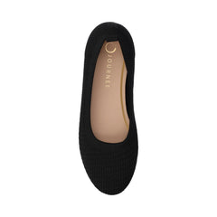 Maryann Knit Ballet Flats in Black Knit