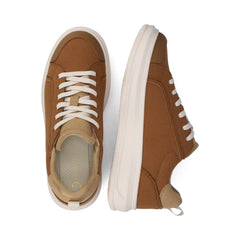 MEEYA Casual Lace-Up Sneakers - Brown