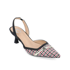 Black and Pink Houndstooth