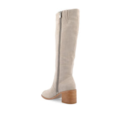 Romilly Knee-High Boots in Extra-Wide Calf - Stone