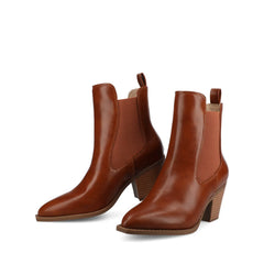 Rosemary Western Chelsea Booties in Cognac
