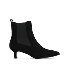 Black Faux Suede