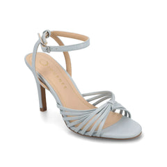 VANITA Stiletto Heels in Vegan Leather - Blue