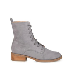 VIENNA COMBAT BOOTIES IN WIDE - Grey