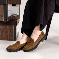 Chocolate Faux Suede