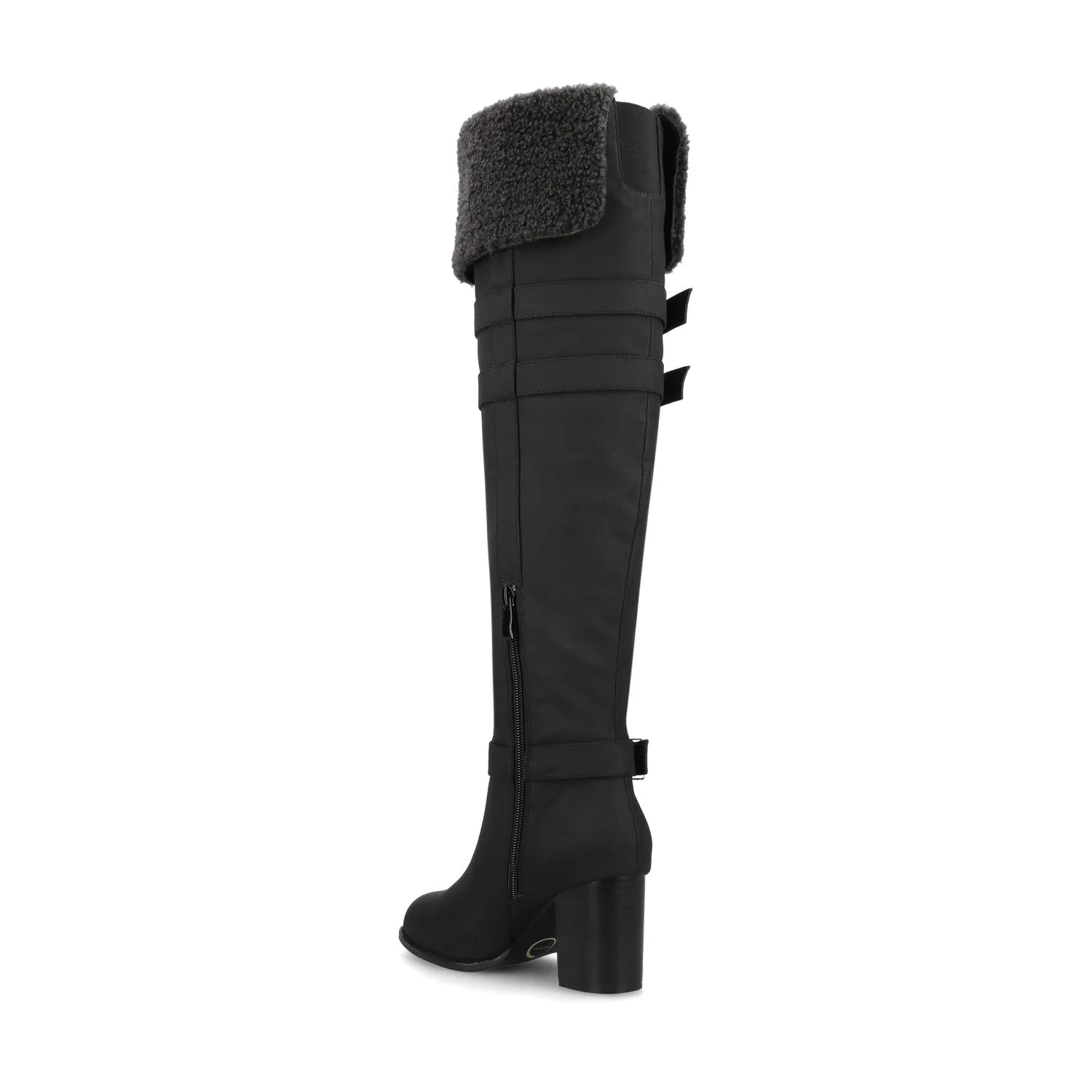 ALYZA Over-the-Knee Boots in Black