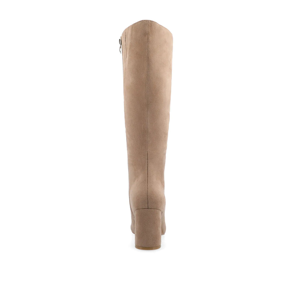Beige Faux Suede