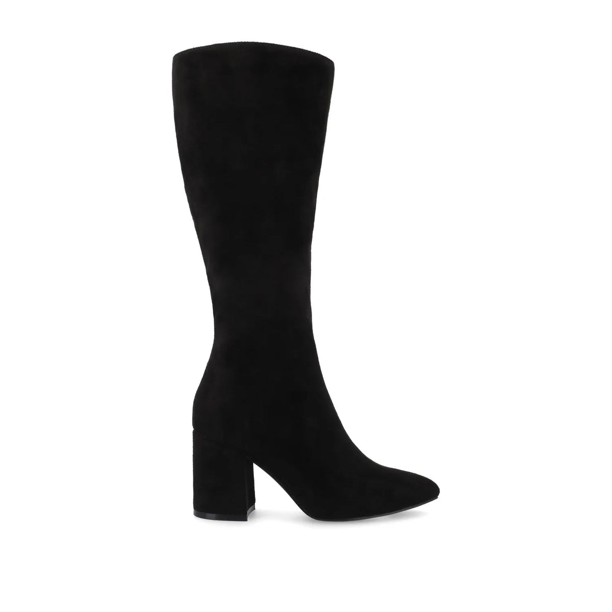 AMEYLIA Wide Calf Knee-High Boots - Black