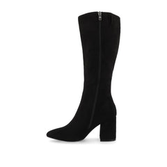 AMEYLIA Wide Calf Knee-High Boots - Black