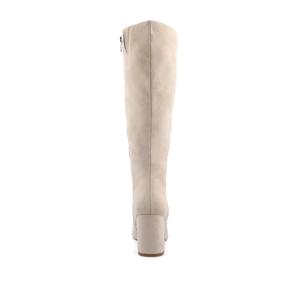 Bone Faux Suede