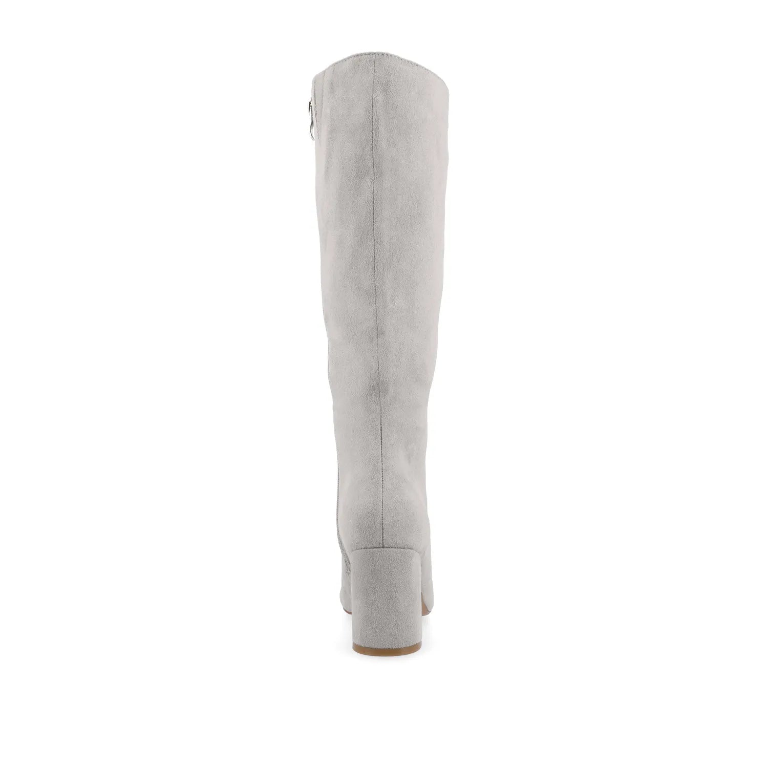 Grey Faux Suede