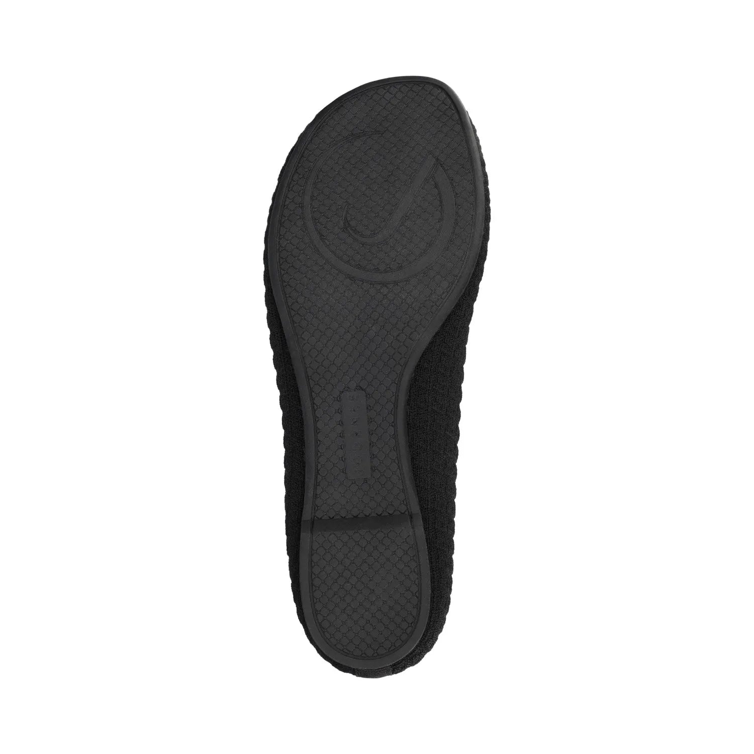 ARIA KNIT FLATS - Black