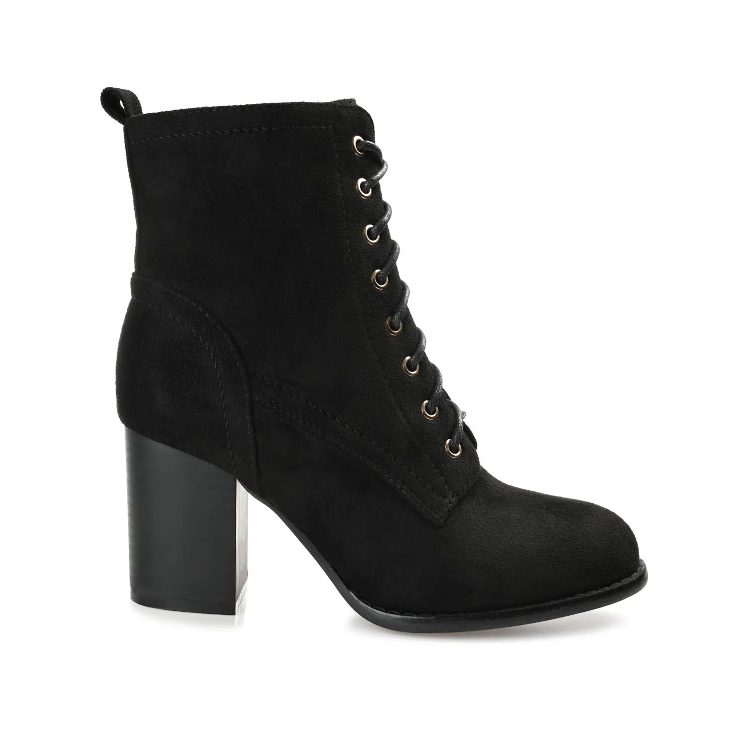 Black Faux Suede