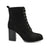 Black Faux Suede