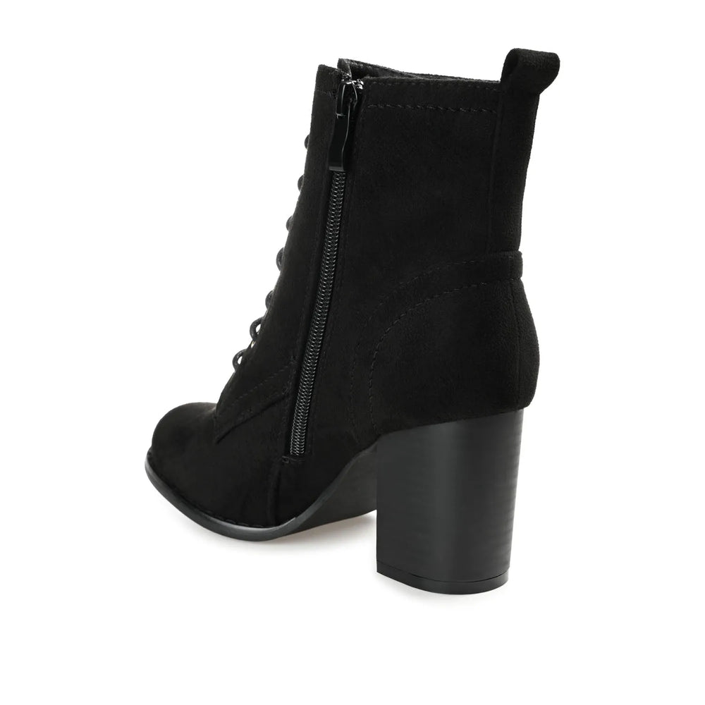 Black Faux Suede