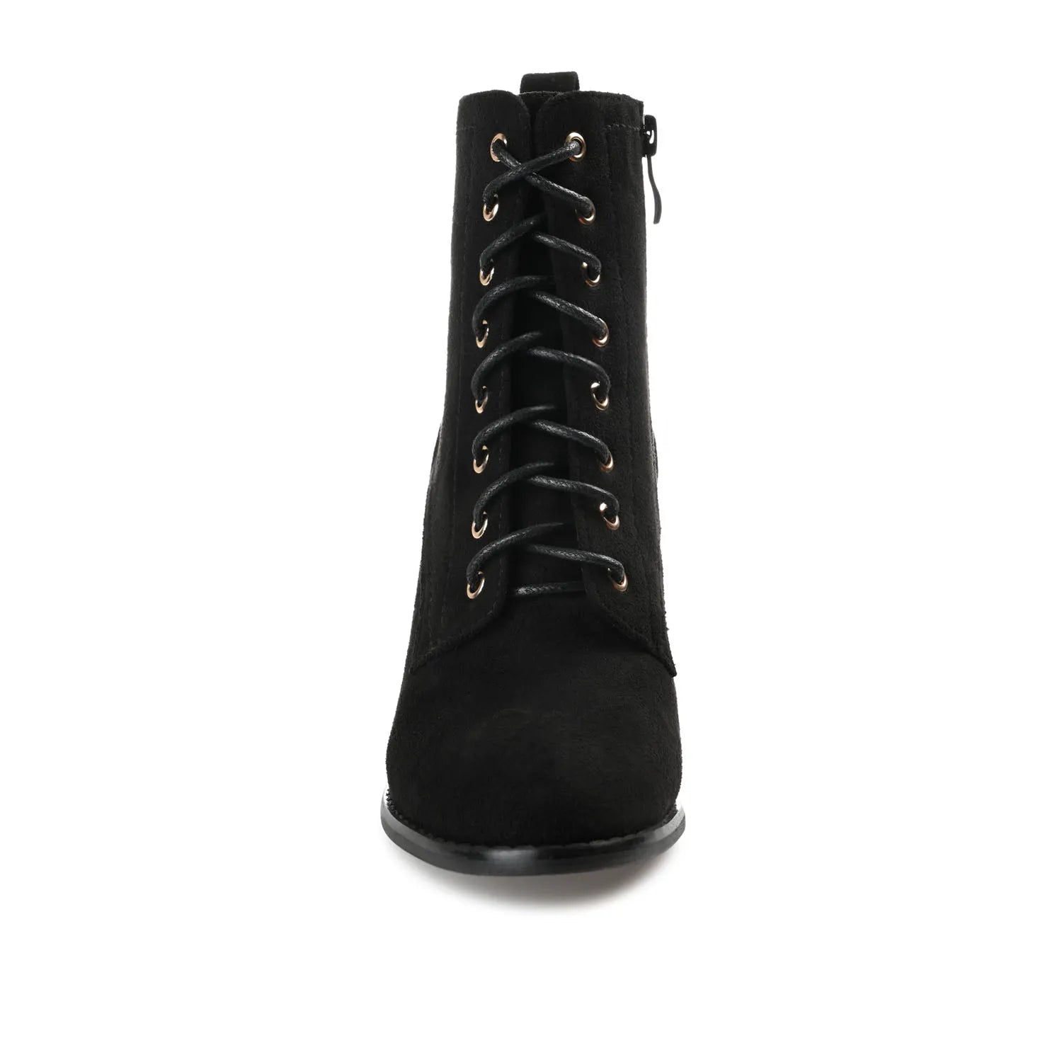 Black Faux Suede