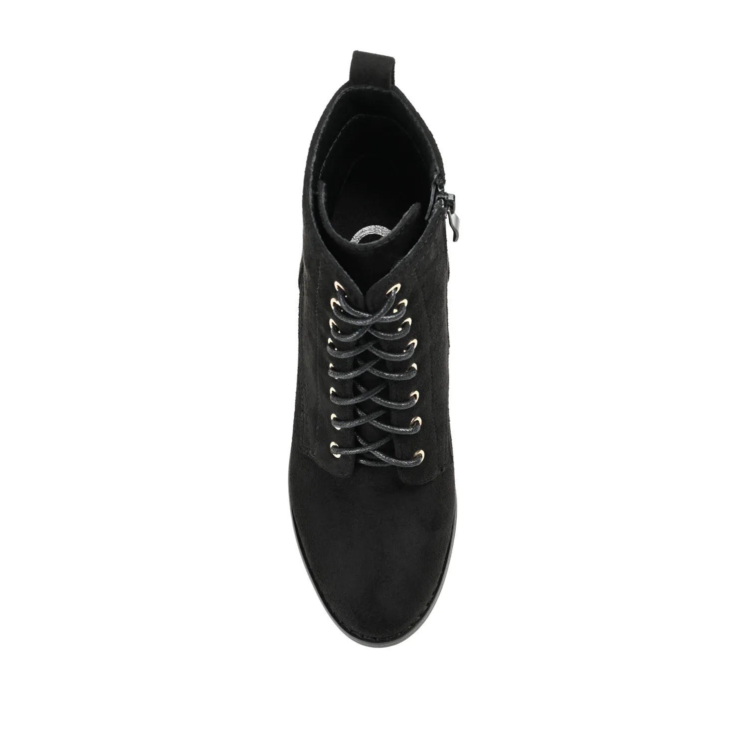 Black Faux Suede