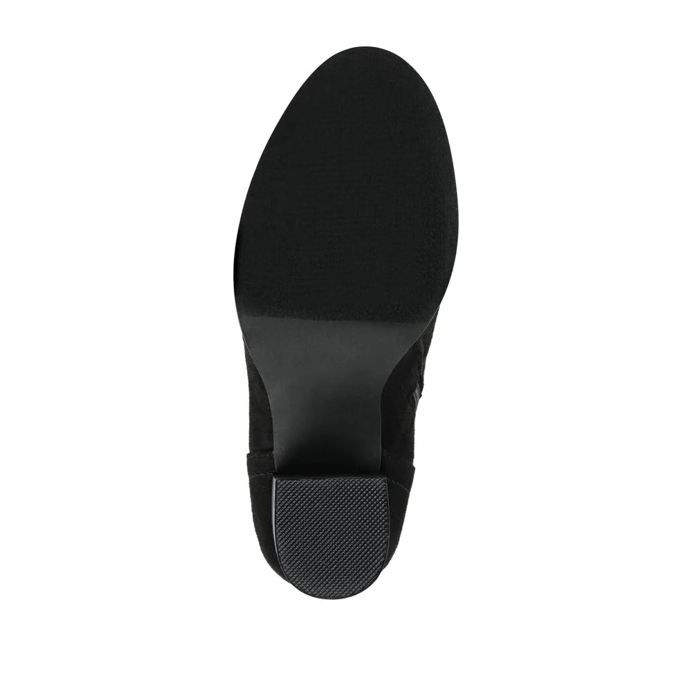 Black Faux Suede