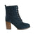 Navy Faux Suede