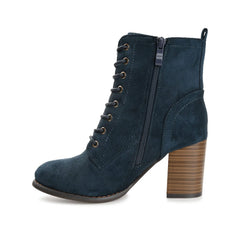 Navy Faux Suede